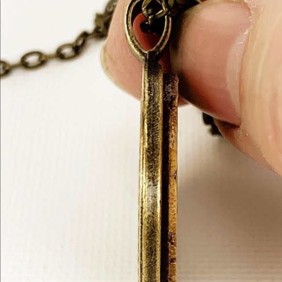 Wood Laser Engraved Heart Carved in Tree Necklace - Picture 6 of 6